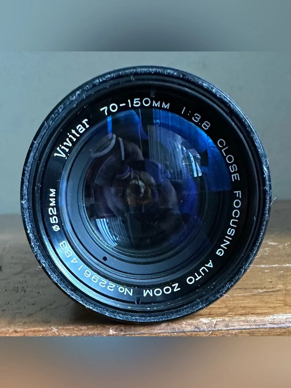 Vivitar 70-150mm f:3.8 52mm Close Focusing Auto Zoom Camera Lens w/ 52mm Filters
